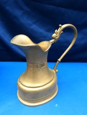 5106. Krug mit Vogelkopf am Griff  -  Vase  -  Messing  -  16,5 cm