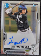 2021 Bowman Chrome 1st Auto Jose Rodriguez Autograph #CPA-JRO White Sox