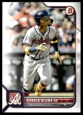 2022 Bowman Ronald Acuña Jr. G281 Atlanta Braves #70