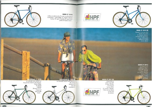 Lot de 2 Brochures MBK Vélos LOISIRS - TREKKING Bicyclettes Catalogue Dépliant - Picture 4 of 7