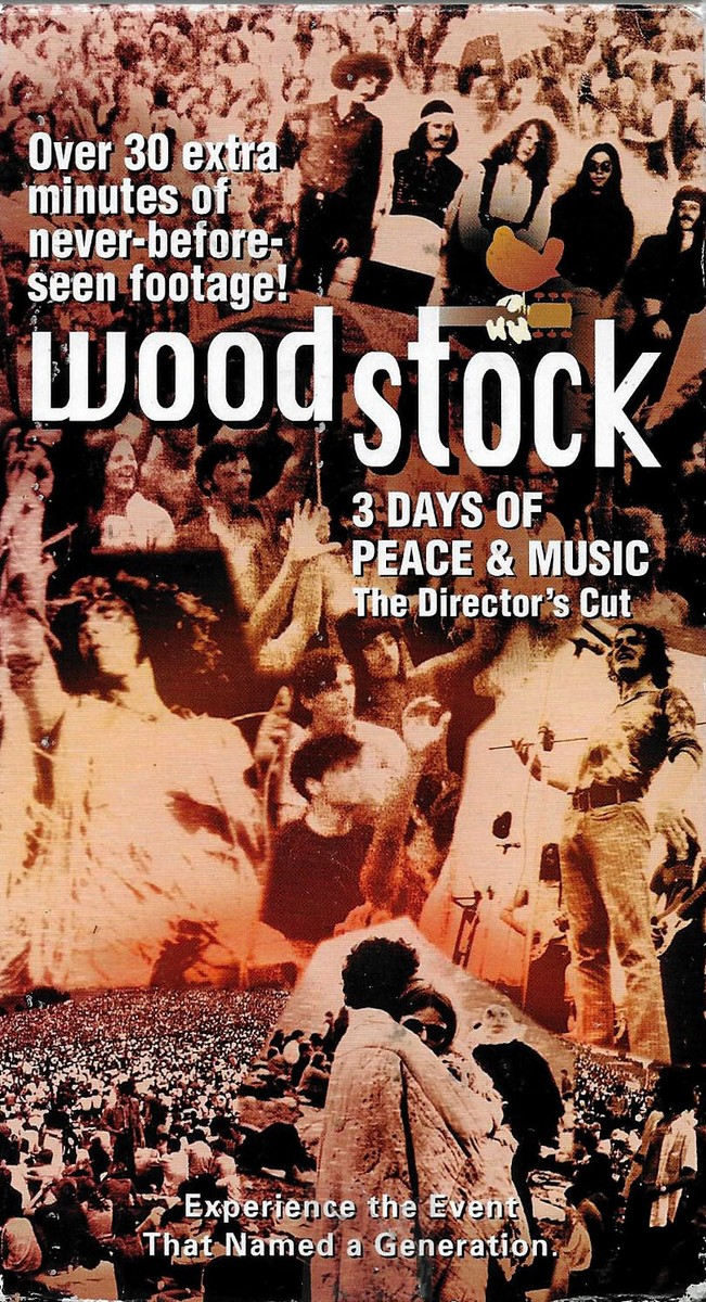 wood stock 3DAYS OF PEACE & MUSIC ビデオ Warner Home Video