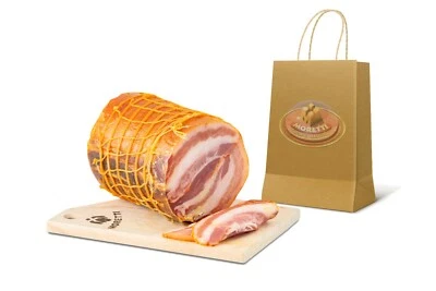 Moretti® Pancetta Arrotolata Piccante Salume Artigianale Calabrese 800g+