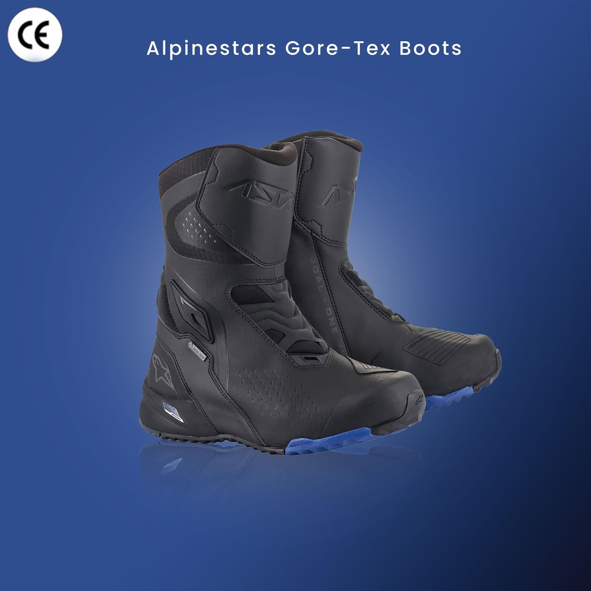 Motogp Boots Botas Suzuki Alpinestars RT-8 Gore-Tex Motorbike