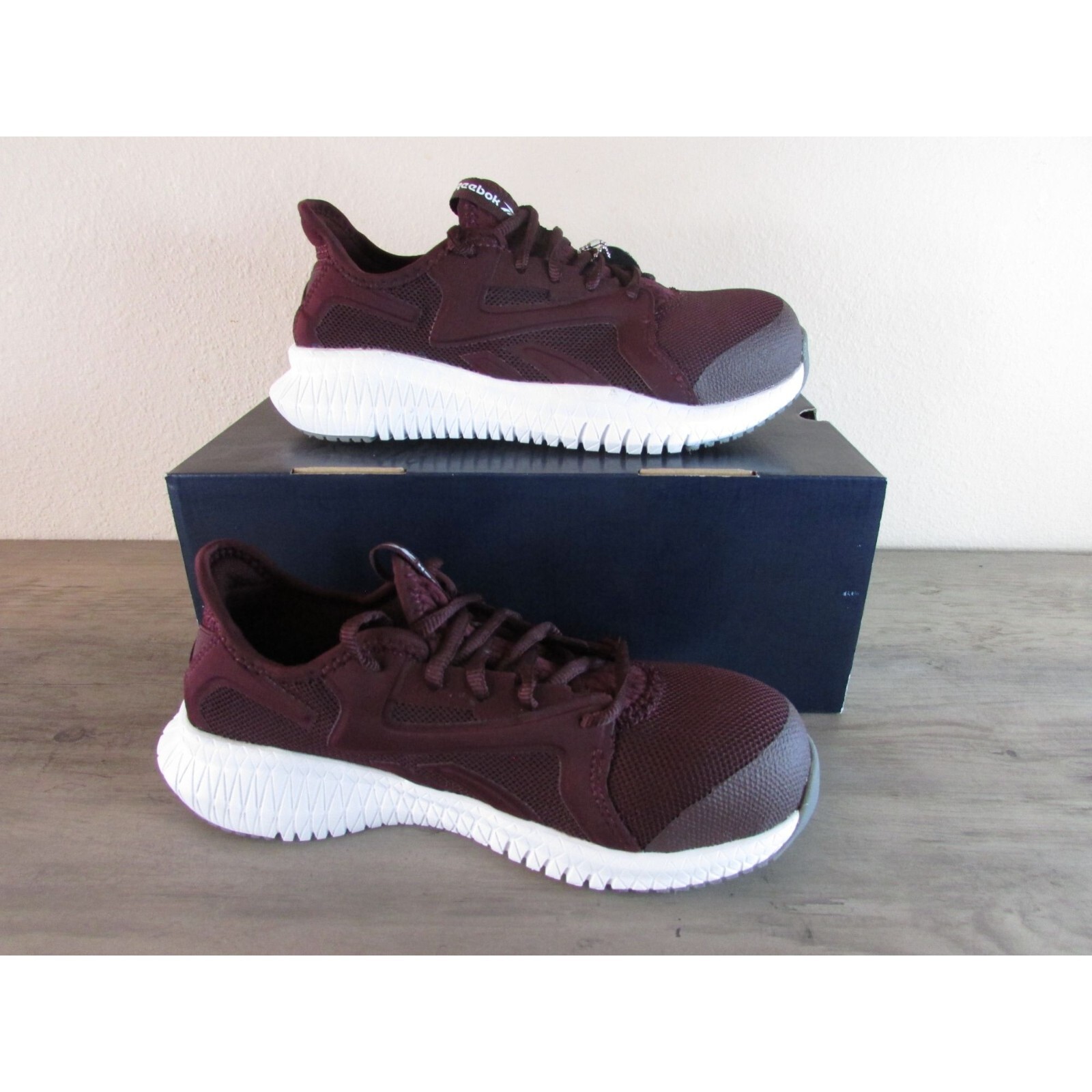 Reebok Work Women's Flexagon 3.0 Safety Toe Athletic Work Shoe Burgundy RB429