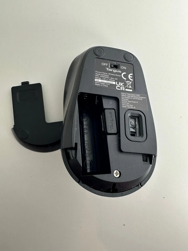 Targus Blue Trace Wireless Mouse AMW620 Black - Image 3 of 4