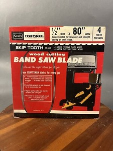 Craftsman 80" Band Saw Blade 1/2" Wide 4 Teeth Inch 926587 USA
