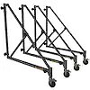 MetalTech Outrigger Set 46'' W/ 5'' Caster Wheels 1000-Lbs Load Capacity (4-Set)