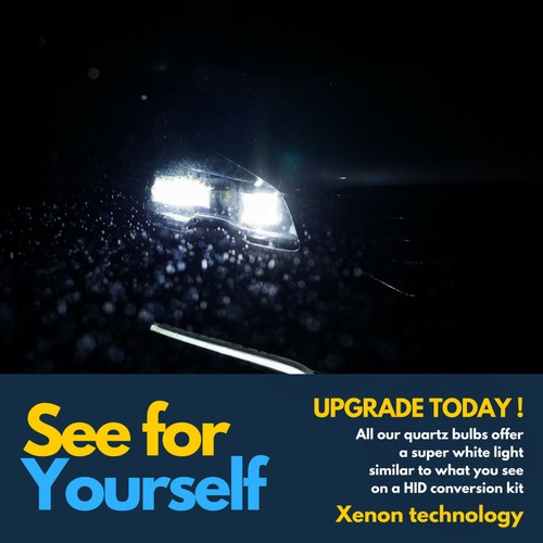 H7 H4 H1 H3 Xenon White 100w Headlight Bulbs Headlamp Light Bulb Hid Car Van 12v - Picture 2 of 59