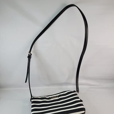 Kate Spade Dawn Sailing Stripe Triple Gusset Crossbody Bag