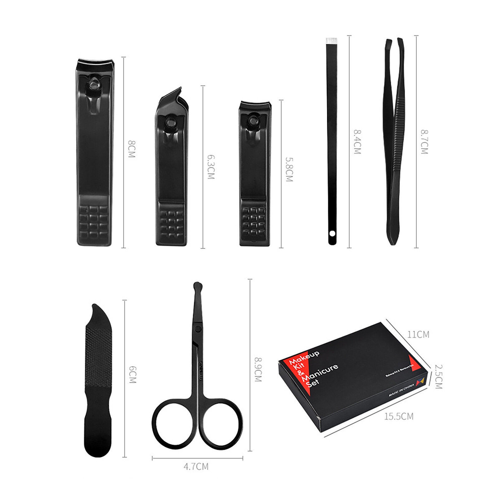 22PCS/Set Tools Pedicure Kit Stainless Steel Nail Grooming Clippers Manicure New eBay