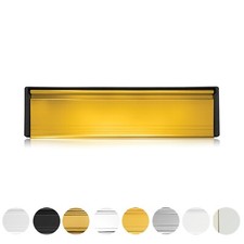 XFORT MailPlate 12" Letterplate, Letter Box For uPVC Doors, (20-40mm)
