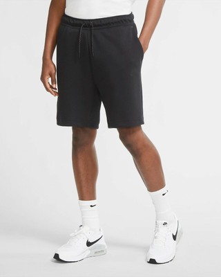 tech fleece shorts black