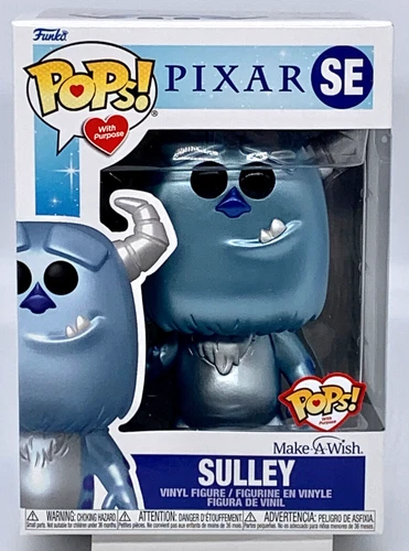 Sulley Metallic Pop #SE Make-A-Wish Funko Pops with a Purpose 2022 Vaulted