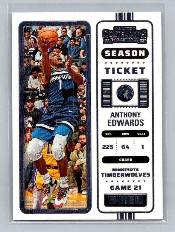 2022 Panini Contenders Anthony Edwards #2