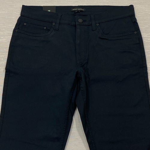 Banana Republic Chino Hose Herren 34 x 32 Slim Fit Schwarz Gerades Bein Stretch - Bild 9 von 20