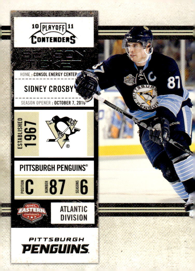Sidney Crosby #11 2010-11 Playoff Contenders Hockey Awards Contenders