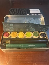 Vintage Kaweco Summer Camp Set W/ Fountain Pen, Watercolors & Classic VintageTin