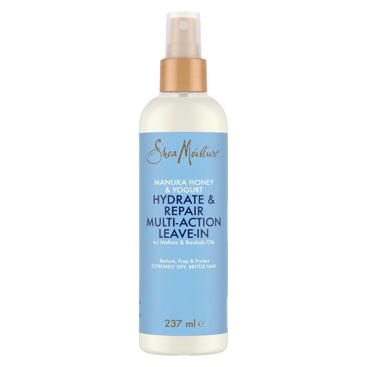 SHEA MOISTURE Manuka Honey & Yoghurt Hydrate & Repair Multi-Action Leave-In Conditioner sulphate and silicone free conditioner for extremely dry, brittle curly hair 237 ml - Image 2