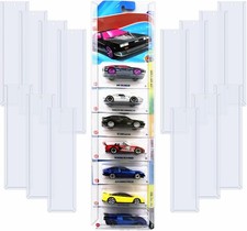 Wall Mounted Toy Car Storage Organizer For 1/64 Scale Match-Box Packaged Cars
