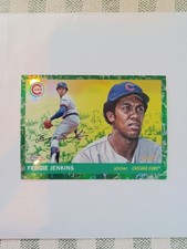 2025 Topps Chrome Platinum Fergie Jenkins Toile Green Refractor /99 Chicago Cubs