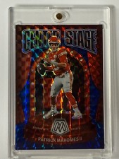 2024 Panini Mosaic Patrick Mahomes Center Stage Blue Prizm #18 /99 TD1012