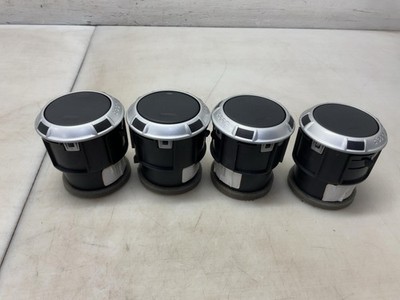 Jeep JK Wrangler OEM Set (4) Silver Trim Heater Dash AC Vents 2011-2017 168142