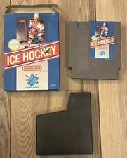 Ice Hockey (Nintendo NES, 1988) No Manual Tested Working w/ Box