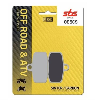 SBS 885CS Front Sinter Carbon Off Road Brake Pads For Ohvale GP-0 160 2017-2026