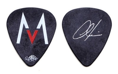 Maroon 5 Adam Levine Signature Schwarzes Gitarrenplektrum - 2011 Tour