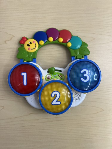 Fisher-Price Musical Drum Toy with Lights & Numbers 1 2 3 Baby Toddler Learning