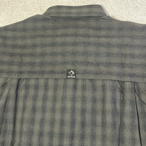 Dri-Duck Paseo Plaid Shirt Men’s Small Gray Vented Back Hiking Button Up NWT - Picture 18 of 20