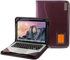 Broonel Purple Leather Case For HP ZBook Firefly G10 14" Mobile Workstation PRO