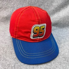 Lightning McQueen 95 Kids Red Blue Disney Pixar Cars Baseball Hat Cap OSFM
