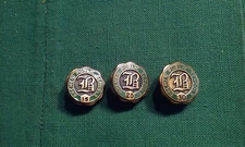 Lot 3 Bremen Public Schools Indiana Employee Service Award Brooch Pins Pinbacks