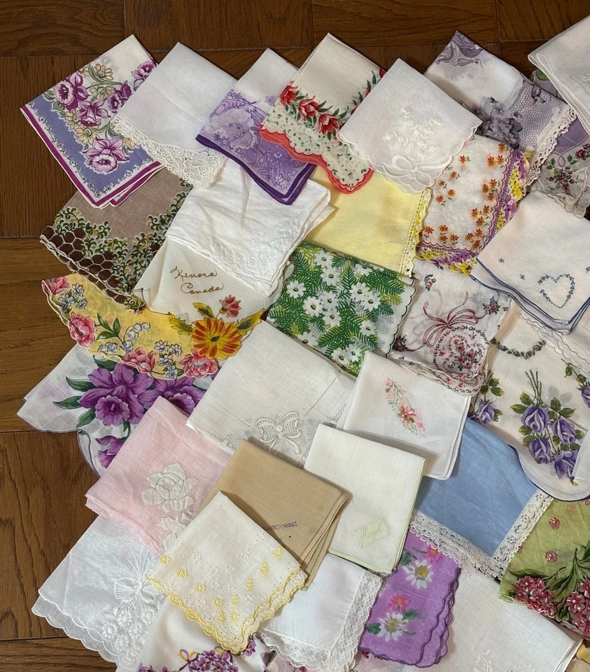 Pañuelo Hankie reutilizable como está cortador artesanal lote de 60 defectos *LEER* #2 Foto 4 de 4