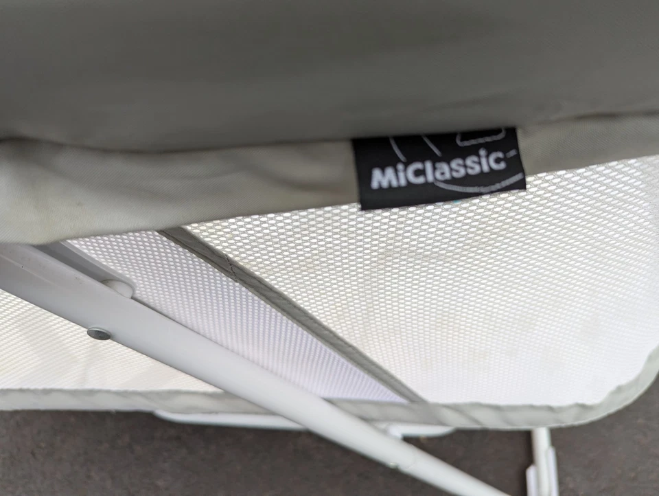 MiClassic 全网 2 合 1 固定和摇滚摇篮一秒折叠灰色雪佛龙  — 第 4/4 张图片