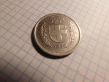 SWITZERLAND 5 FRANCS 1978 # 555