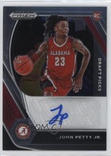 2021-22 Panini Prizm Draft Picks John Petty Jr #DP-JPJ Auto 4f5