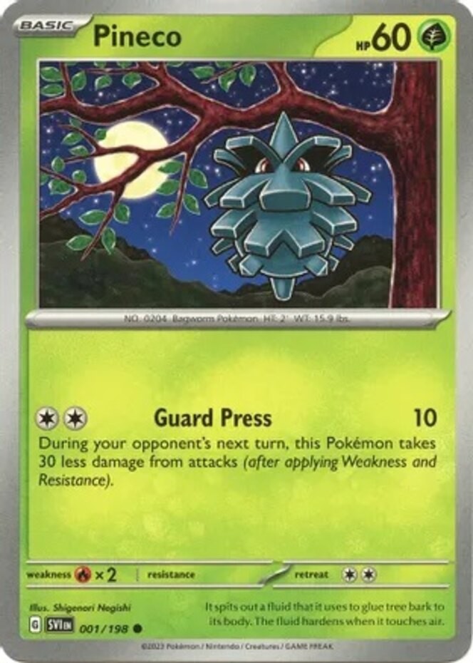 Pineco - 001/198 - Common - Near Mint
