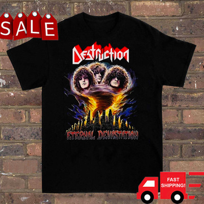 ETERNAL DEVASTATION Destruction Band Shirt Classic Black Unisex S-5XL 1A0526