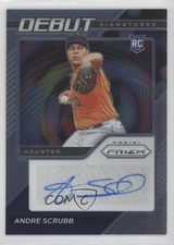 2021 Panini Prizm Debut Signatures Andre Scrubb #DS-AS Auto sy5