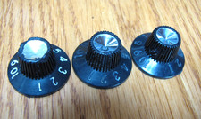 1963-67 Fender Blackface Amplifier Knobs......Good.........SOLD INDIVIDUALLY
