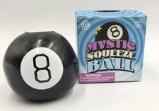 New In Box Squishy Fidget Mystic Ball 8 Ask And Squeeze To Read Answer On Cube