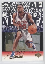 2000-01 Upper Deck Game Jersey Edition All-Star Class Allan Houston #AS4 0a1