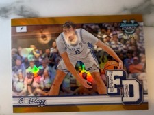 2024-25 Bowman University Best Cooper Flagg Field Day Gold Refractor /50
