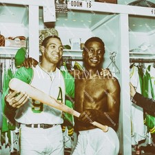 E734 Reggie J. Blue Moon Odom Both HomerAthleti 8x10 11x14 16x20 Oil Paint Photo