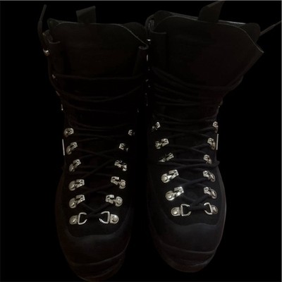 Heliot Emil x Diemme Hiking Boot | Black, Leather & Suede | | eBay
