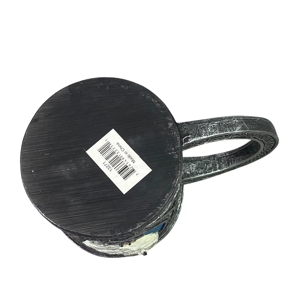 Owl Tankard Mug Fantasy Stainless Steel Nordic Tribal Filigree - Image 4 of 4