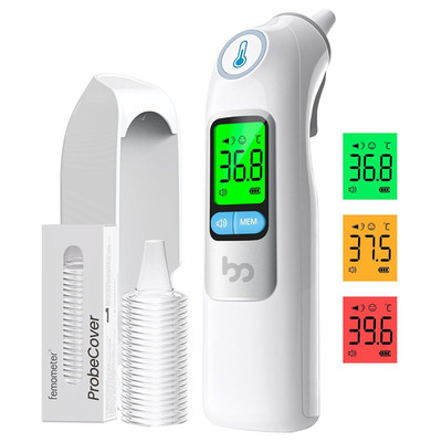 Fieberthermometer Ohr Für Erwachsene & Kinder, 1S Ergebnis Hochpräzise Ohrthermo