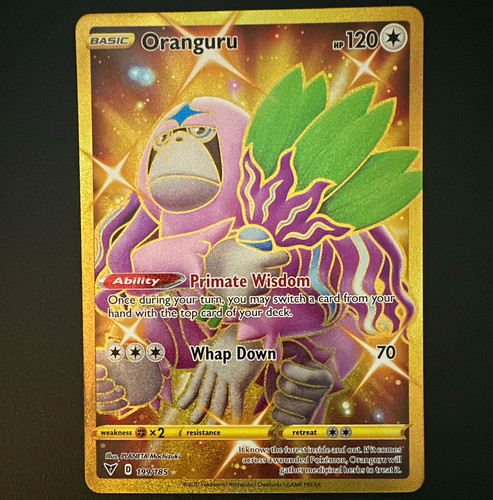 Oranguru Vivid Voltage EN 120HP Secret Rare Holo 199/185